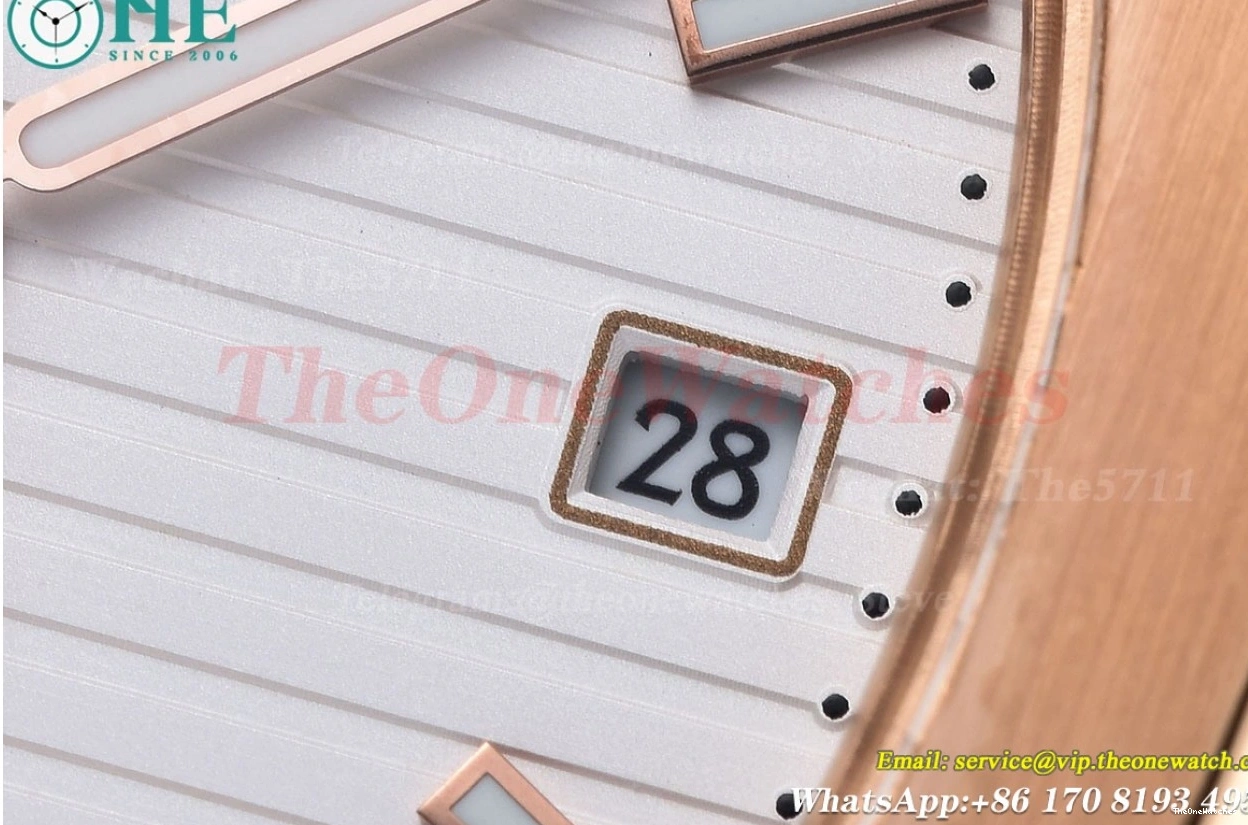 Dial GDF RG MY8215 White LE 40mm Nautilus 1225